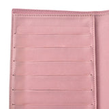 Chanel Chanel Garine Long Wallet Pink Women's Caviar Skin Two Folded Wallets AB Rank Used Silgrin