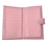 Chanel Chanel Garine Long Wallet Pink Women's Caviar Skin Two Folded Wallets AB Rank Used Silgrin