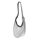 HERMES Hermes Sacrco Sold White /Black Gold Fittings Ladies Twal Ash Leather Shoulder Bag A Rank Used Ginzo