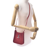 Hermes Hermes Ve Spa TPM Red □ H-engraving (around 2004) Unisex Dobris Shoulder Bag B Rank Used Silgrin