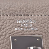 HERMES エルメス ケリー 35 内縫い トゥルティエールグレー シルバー金具 □F刻印(2002年頃) ユニセックス トリヨンクレマンス ハンドバッグ ABランク 中古 銀蔵