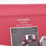 Hermes Hermes Kelly 28 2way Bag Rose Extreme Silver Bracket D Engraved (around 2019) Ladies Voepson Handbag Unused Silgrin