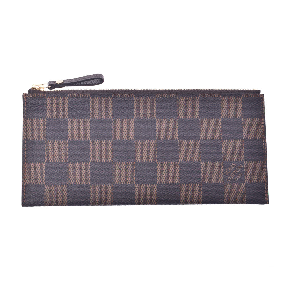 ルイヴィトンポルトフォイユ ロン モデュラブル 14137 ブラウン ユニセックス ダミエキャンバス 長財布 N63093 LOUIS VUITTON  中古 – 銀蔵オンライン