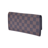 Louis Vuitton Damita porta foo Roux Burberry n6303093 Unisex Damier canvas long wallet a