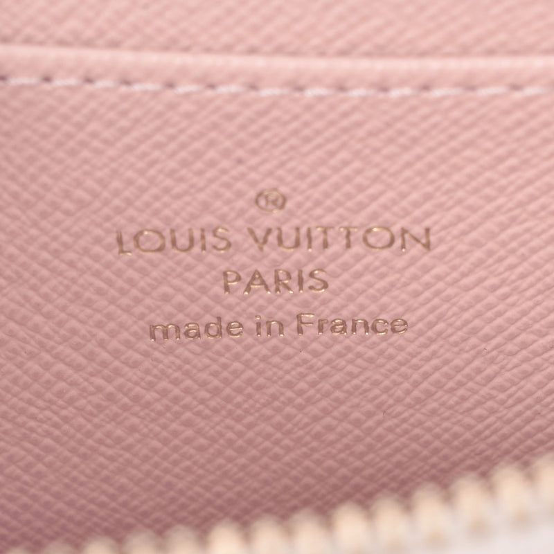 Louis Vuitton Louis Vuitton Damier Azur Jippy Coin Perth 2017 Tacho Collection White / Pink N60098 Unisex Damier Azul Canvas Coin Case A-Rank Used Silgrin