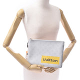 LOUIS VUITTON ルイヴィトン モノグラム ホワイト ジップドポーチGM クラッチバッグ ライトグレー系 M68310 メンズ モノグラムキャンバス ポーチ ABランク 中古 銀蔵