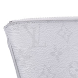 LOUIS VUITTON ルイヴィトン モノグラム ホワイト ジップドポーチGM クラッチバッグ ライトグレー系 M68310 メンズ モノグラムキャンバス ポーチ ABランク 中古 銀蔵