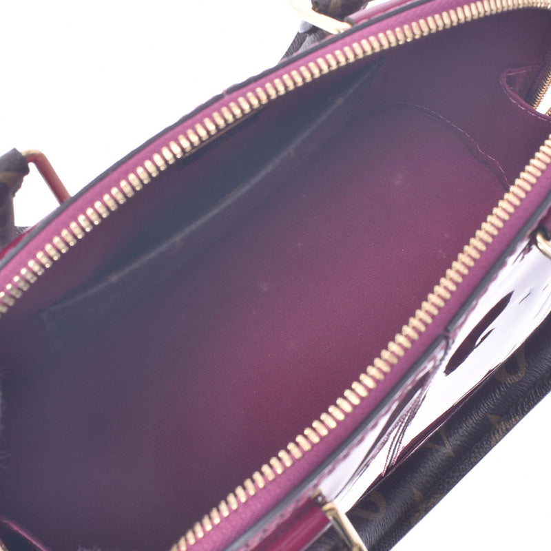 Louis Vuitton Louis Vuitton Vernogram Alma BB 2WAY Bag Magenta M54785 Women's Handbags AB Rank Used Sinkjo