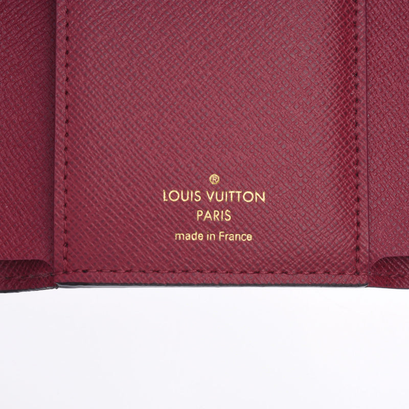 Louis Vuitton Louis Vuitton Monogram Portfoille Victory Noodle Compact Wallet Fusha M41938 Unisex Monogram Canvas Three Folded Wallets A-Rank Used Sinkjo