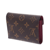 Louis Vuitton Louis Vuitton Monogram Portfoille Victory Noodle Compact Wallet Fusha M41938 Unisex Monogram Canvas Three Folded Wallets A-Rank Used Sinkjo