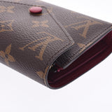 Louis Vuitton Louis Vuitton Monogram Portfoille Victory Noodle Compact Wallet Fusha M41938 Unisex Monogram Canvas Three Folded Wallets A-Rank Used Sinkjo