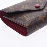 Louis Vuitton Louis Vuitton Monogram Portfoille Victory Noodle Compact Wallet Fusha M41938 Unisex Monogram Canvas Three Folded Wallets A-Rank Used Sinkjo