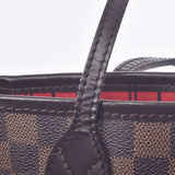 LOUIS VUITTON Louis Vuitton Damier Neverfull MM Brown N51105 Unisex Damier Canvas Tote Bag AB Rank Used Ginzo