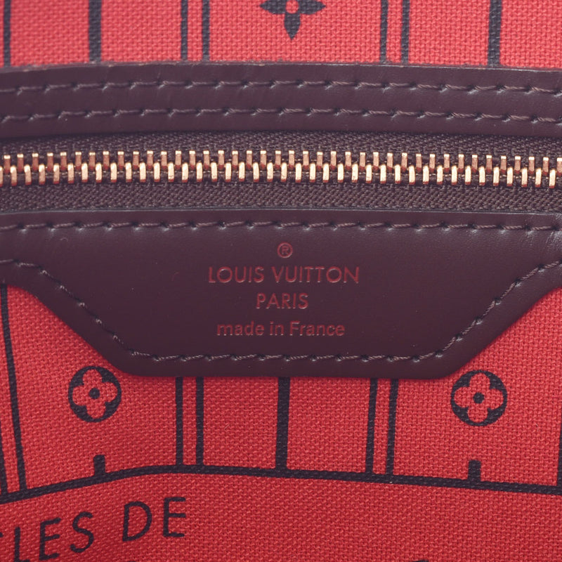 LOUIS VUITTON ルイヴィトン ダミエ ネヴァーフルMM ブラウン N51105 ユニセックス ダミエキャンバス トートバッグ ABランク 中古 銀蔵