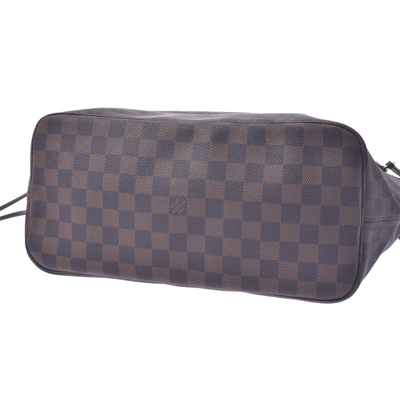 LOUIS VUITTON ルイヴィトン ダミエ ネヴァーフルMM ブラウン N51105 ユニセックス ダミエキャンバス トートバッグ ABランク 中古 銀蔵