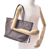 LOUIS VUITTON Louis Vuitton Damier Neverfull MM Brown N51105 Unisex Damier Canvas Tote Bag B Rank Used Ginzo