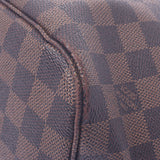 LOUIS VUITTON Louis Vuitton Damier Neverfull MM Brown N51105 Unisex Damier Canvas Tote Bag B Rank Used Ginzo