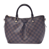 LOUIS VUITTON Louis Vuitton Damier Siena PM Brown N41545 Ladies Damier Canvas 2WAY Bag AB Rank Used Ginzo