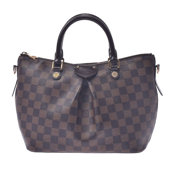 LOUIS VUITTON ルイヴィトン ダミエ シエナPM ブラウン N41545 レディース ダミエキャンバス 2WAYバッグ ABランク 中古 銀蔵