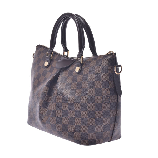 LOUIS VUITTON ルイヴィトン ダミエ シエナPM ブラウン N41545 レディース ダミエキャンバス 2WAYバッグ ABランク 中古 銀蔵