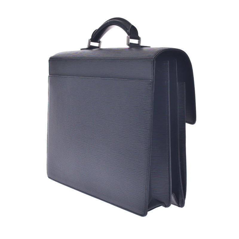 Louis Vuitton Louis Vuitton Epi Lobste 2 Brief Case Black M54542 Men's Epireser Business Bag B Rank Used Silgrin