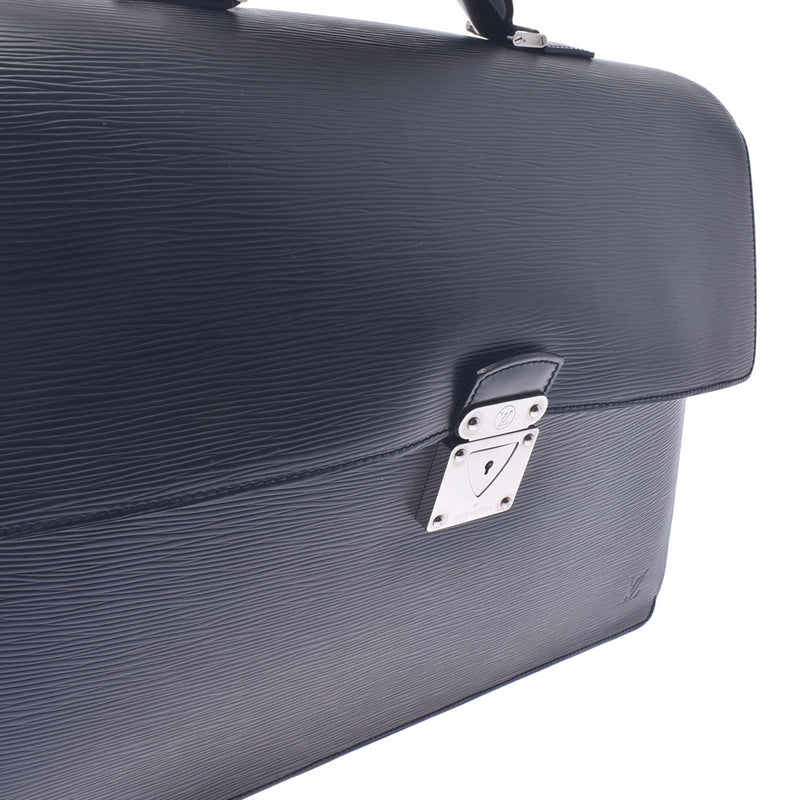 Louis Vuitton Louis Vuitton Epi Lobste 2 Brief Case Black M54542 Men's Epireser Business Bag B Rank Used Silgrin