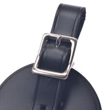 Louis Vuitton Louis Vuitton Key Design Name Tag Black Unisex Leather Brand Accessories Unused Silgrin