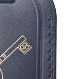 Louis Vuitton Louis Vuitton Key Design Name Tag Black Unisex Leather Brand Accessories Unused Silgrin