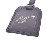 LOUIS VUITTON ルイヴィトン キーデザイン ネームタグ ダークブラウン ユニセックス レザー ブランド小物 未使用 銀蔵