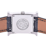 Hermes Hermes Ramsis Bezel Diamond HH1.235女士SS /皮革手表石英壳阴影A级使用SILGRIN