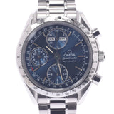 OMEGA Omega Speed ​​Master Chronograph Triple Calendar 3521.80 Men's SS Watch Automatic Rolling Blue Character AB Rank Used Sinkjo