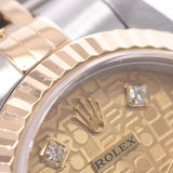 ROLEX Rolex Datejust 10P Diamond 79173G Ladies YG/SS Watch Automatic Computer Dial A Rank Used Ginzo