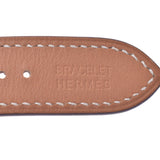 Hermes Ermes Cape Cod CC1.710男孩SS /皮革手表石英银色经销商A-Rank使用过Silgrin