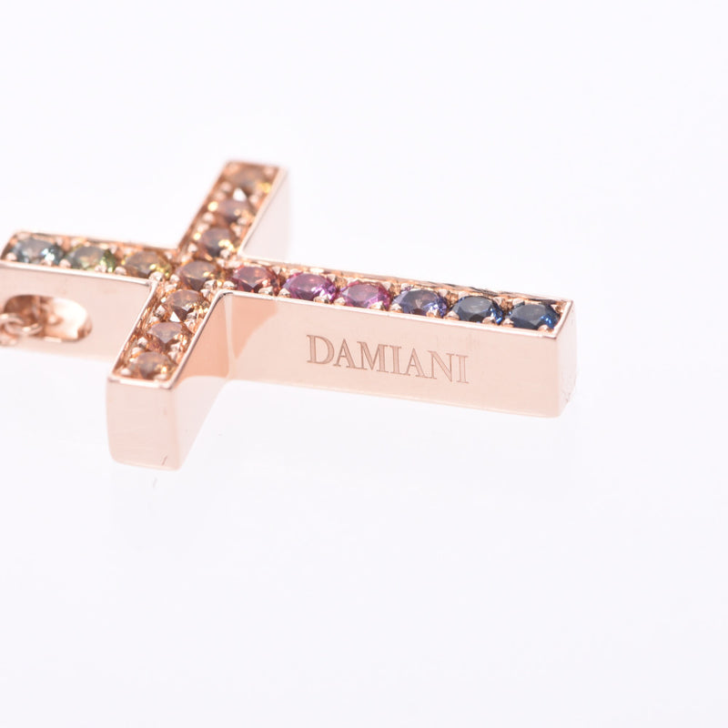 Damiani ダミアーニ ベル エポック レインボークロスネックレス ユニセックス K18PG/サファイア ネックレス Aランク 中古 銀蔵