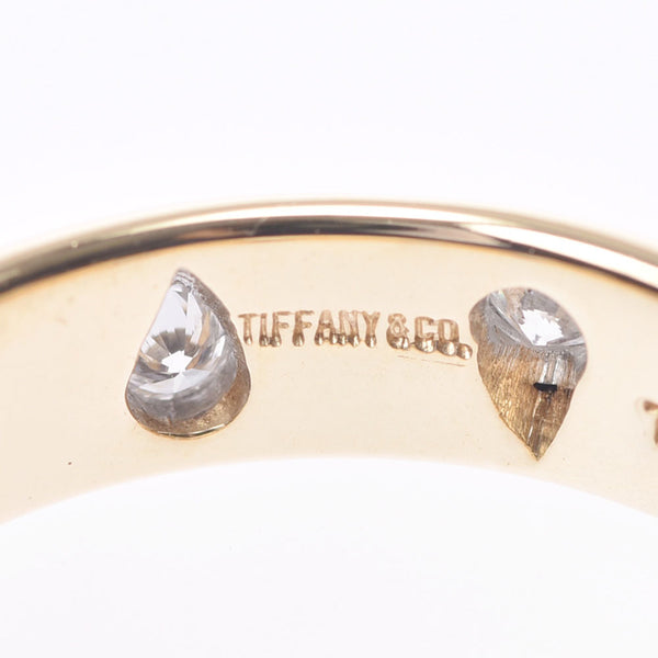 Tiffany & CO. Tiffany Dotzling 6.5 Ladies K18 YG / PT950 / Dialing / Ring A Rank Used Sinkjo
