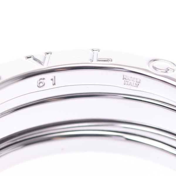 BVLGARI Bulgari B-ZERO Ring # 61 Size S 20.5 Unisex K18WG Ring / Ring A-Rank Used Silgrin