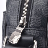 LOUIS VUITTON Louis Vuitton Damier Graphite Dayton MM Black/Grey N41409 Men's Damier Fit Canvas Shoulder Bag A Rank Used Ginzo