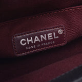 Chanel Chanel Neo Egsectives媒体2way手提袋黑银托架女装卷曲手提包A级使用Silgrin