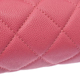Chanel Chanel Matrasse Chain Shoulder Camera Bag Pink Ladies Caviar Skin Shoulder Bag A-Rank Used Silgrin