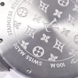 LOUIS VUITTON ルイヴィトン タンブール クロノ Q1121 メンズ SS/ラバー 腕時計 自動巻き ブラウン文字盤 Aランク 中古 銀蔵