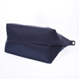 Longchamp Longchamp Arrage Neo 2way Bag Navy Silver Bracket L1512578006 Women's Nylon / Leather Handbag New Silgrin