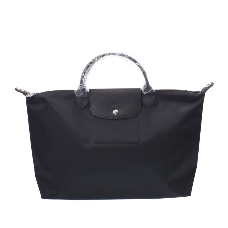 ロンシャンル プリアージュ ネオ 2WAYバッグ 黒 シルバー金具 ユニセックス ハンドバッグ L1630578001 Longchamp –  銀蔵オンライン