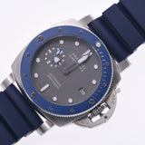 OFFICINE PANERAI Officine Panerai Submersible PAM00959 Men's SS/Rubber Watch Automatic Grey Dial Shindon Used Ginzo