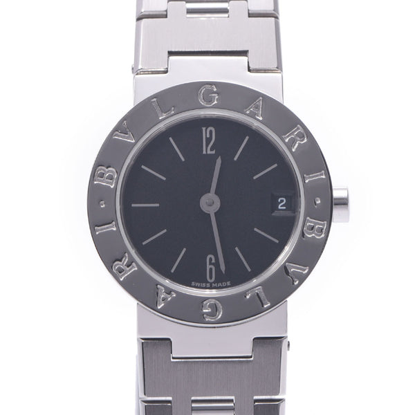 BVLGARI Bvlgari Bvlgari Bvlgari Bvlgari 23 BB23SS ladies SS watch Quartz Black Dial A Rank used silver stock