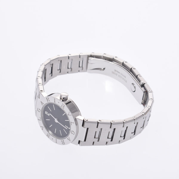 BVLGARI Bvlgari Bvlgari Bvlgari Bvlgari 23 BB23SS ladies SS watch Quartz Black Dial A Rank used silver stock