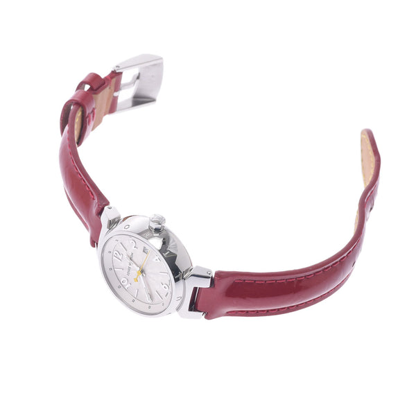 LOUIS VUITTON Louis Vuitton Tambour Hologram Q121K Ladies SS/Leather Watch Quartz White (Hologram) Dial A Rank Used Ginzo