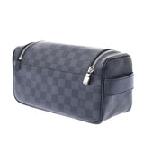 Louis Vuitton Louis Vuitton Damier Graphit Toware Pouch Black / Gray N47625 Men's Dumier Graphit Canvas Pouch AB Rank Used Silgrin