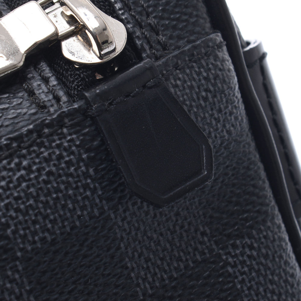 ルイヴィトングラフィット トワレポーチ 14137 黒/グレー メンズ