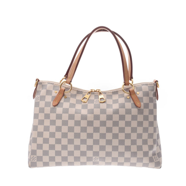 LOUIS VUITTON ルイヴィトン ダミエ アズール リミントン 白 N40022 レディース ダミエアズールキャンバス トートバッグ ABランク 中古 銀蔵