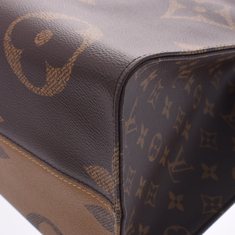 LOUIS VUITTON LOUIS VUITTON On the Go GM Tote shoulder Bag M44576 Monogram  Giant Brown Used M44576
